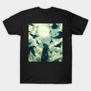 Witchcraft Ravens Wicca T-Shirt